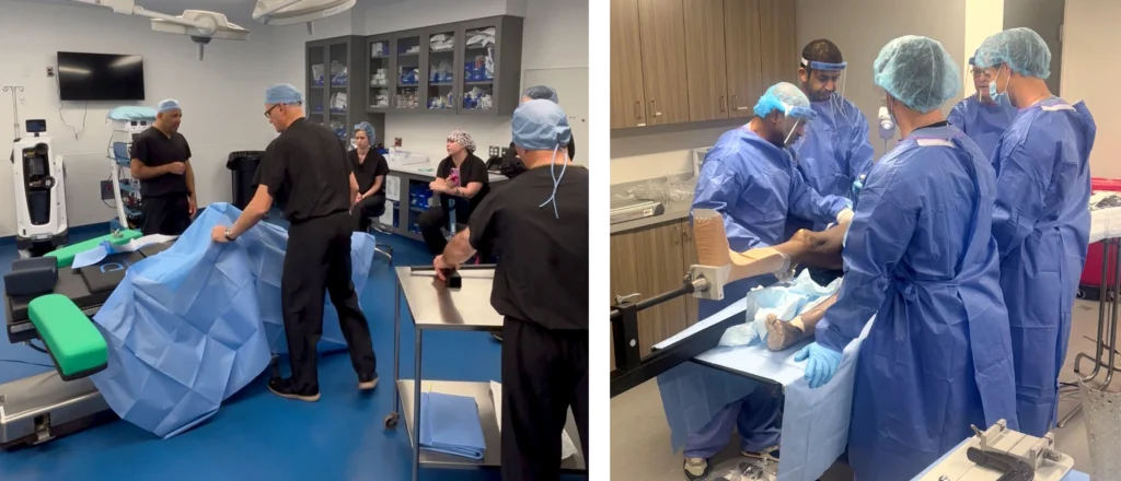Dominion Surgical Training Sites for Dominion PPS (Patient Positioning System).